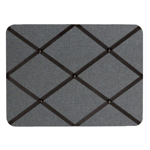 Slim Enclosed Corkboard, 36"x48", Satin Alum Frame/Cobalt